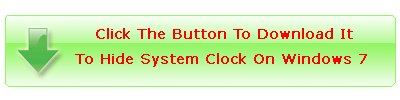 Free Download It To Hide System Clock On Windows 7